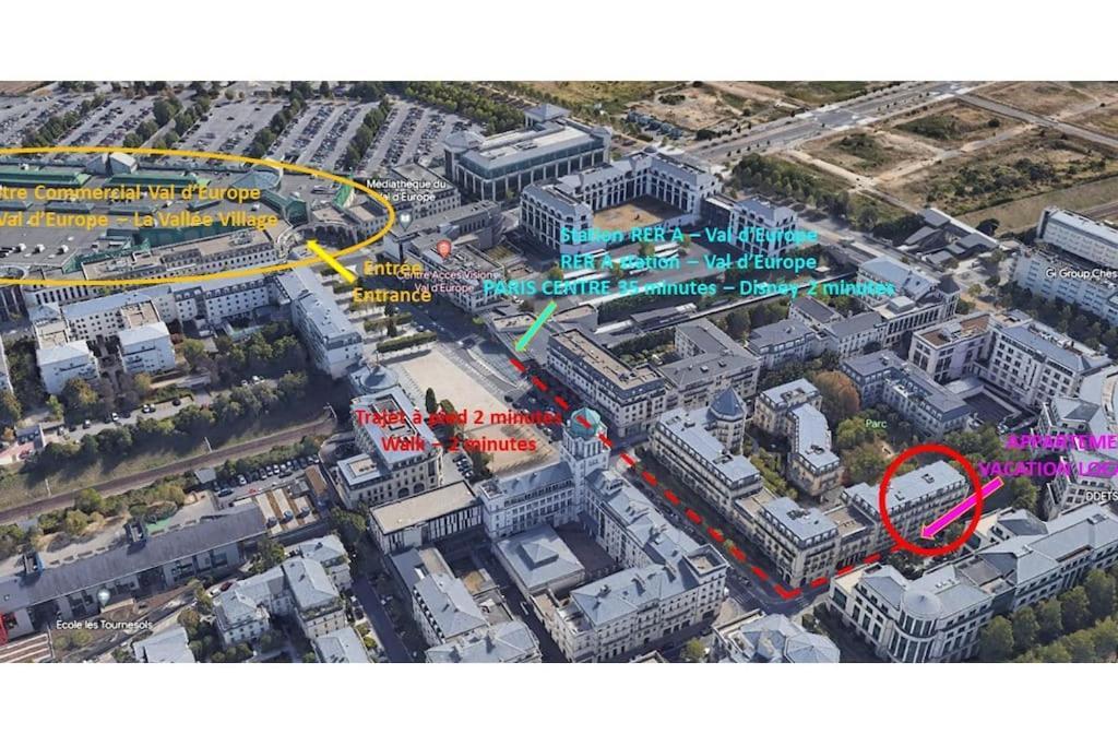 Appartement Familial 8 Personnes Proche De Disney Et Paris Chessy  Eksteriør billede